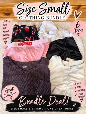 Bundle of women’s size small clothing